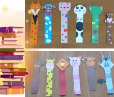 Powiększ zdjęcie Wykonane przez młodzież zakładki