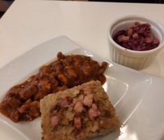 Powiększ zdjęcie Potrawa przygotowana przez uczniów