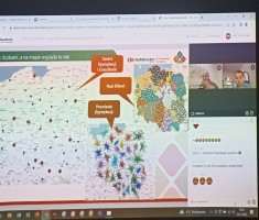 Powiększ zdjęcie Mapa z centrami logistycznymi Eurocashu