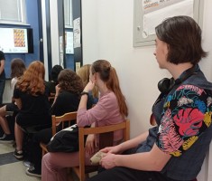 Powiększ zdjęcie Spotkanie w Mediatece