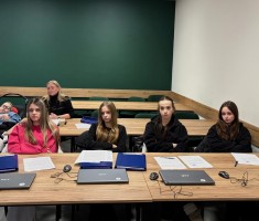 Powiększ zdjęcie Uczniowie kl.3L podczas szkolenia w Branżowym Centrum Umiejętności