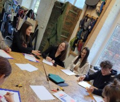 Powiększ zdjęcie Warsztaty z sitodruku