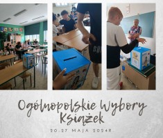 Powiększ zdjęcie Młodzież podczas akcji Ogólnopolskie Wybory książek