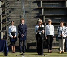 Powiększ zdjęcie Przemówienie Pani Agnieszki Budych - Dyr. Wydziału Edukacji, Kultury i Sportu