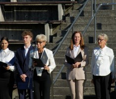 Powiększ zdjęcie Przemówienie Pani Agnieszki Budych - Dyr. Wydziału Edukacji, Kultury i Sportu