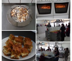 Powiększ zdjęcie Dzień Otwarty - poczęstunek dla ósmoklasistów i prezentacja kierunku przez przyszłych kucharzy oraz techników żywienia i usług gastronomicznych