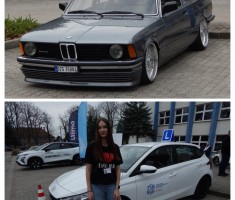 Powiększ zdjęcie Dzień Otwarty - samochody do prezntacji i promocji kierunku mechanik pojazdów samochodowych udostępniły firmy: Citronex Trans Energy, Ultima Auto Zgorzelec oraz prywatni kolekcjonerzy 