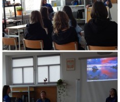 Powiększ zdjęcie Dzień Otwarty - ósmoklasiści poznają zawód sprzedawcy prezentowany przez przedstawicieli Castoramy