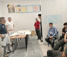 Powiększ zdjęcie Eksperci z firmy Caparol szkolą przyszłych fachowców