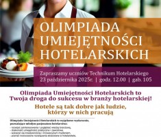 Przejdź do - Olimpiada Umiejętności Hotelarskich – etap szkolny 2025