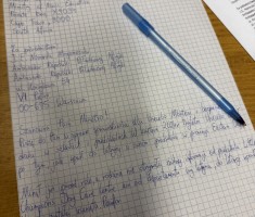 Powiększ zdjęcie Napisany list