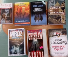 Powiększ zdjęcie Książki przekazane bibliotece podczas akcji