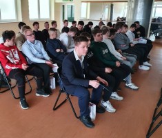 Powiększ zdjęcie Uczniowie podczas gali