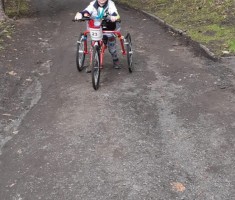 Powiększ zdjęcie Franio na rowerku