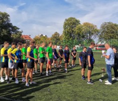 Powiększ zdjęcie Przedstawiciele sztafety chłopców z 