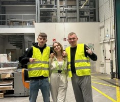 Powiększ zdjęcie Uczniowie kl.4L w magazynie Leroy Merlin