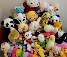 Powiększ zdjęcie Do wylicytowania mamy cały stos różnych maskotek