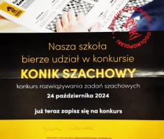 Przejdź do - "KONIK SZACHOWY" z udziałem Naszych uczniów