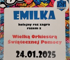Przejdź do - Zapraszamy na kolejny finał WOŚP w "Emilce"