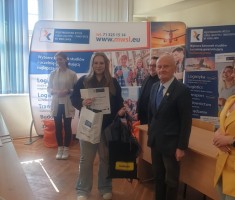 Powiększ zdjęcie Zwyciężczyni XII edycji Olimpiady Budowlanej - Wiktoria Pijanowska