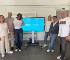 Powiększ zdjęcie Zdjęcie przedstawia uczestników job shadowing w Lizbonie w branży gastronomicznej