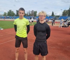 Powiększ zdjęcie Michał Czapliński i Marcel Szczurek reprezentowali 