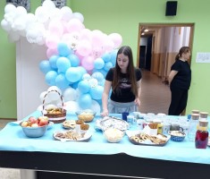 Powiększ zdjęcie Poczęstunek przygotowany dzięki Radzie Rodziców