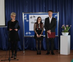 Powiększ zdjęcie Pani Agnieszka Budych – zastępca Dyrektora Wydziału Edukacji, Kultury i Sportu w Starostwie Powiatowym w Zgorzelcu