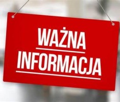 Przejdź do - Ważna informacja