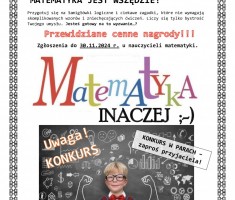 Przejdź do - Konkurs "Matematyka Inaczej"