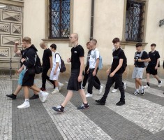 Powiększ zdjęcie Podczas zwiedzania - Hradczany