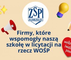 Przejdź do - Podziękowanie dla firm w związku z WOŚP