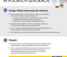 Przejdź do - Ważne informacje dla uczniów z Ukrainy