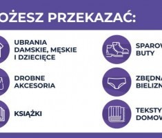 Powiększ zdjęcie Informacja co można przekazać w ramach zbiórki