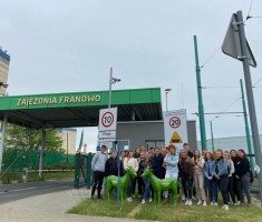 Powiększ zdjęcie Logistycy na wycieczce w Poznaniu