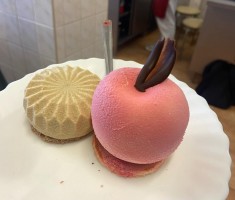 Powiększ zdjęcie Deser wykonany przez uczniów podczas warsztatów