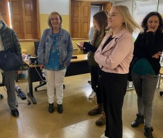 Powiększ zdjęcie Uczestnicy job shadowing podczas zajęć