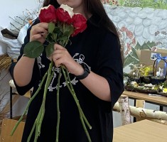 Powiększ zdjęcie zdjęcia z warsztatów florystycznych