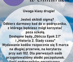 Przejdź do -  "Książki w chmurach" - finał młodzieżowego projektu 5 marca 2025r.