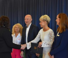 Powiększ zdjęcie Zdjęcie z wręczenia stypendiów Starosty Zgorzeleckiego