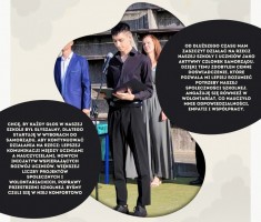 Powiększ zdjęcie Plakat wyborczy Mateusza Sołtysa - kandydata na Przewodniczącego Samorządu Uczniowskiego